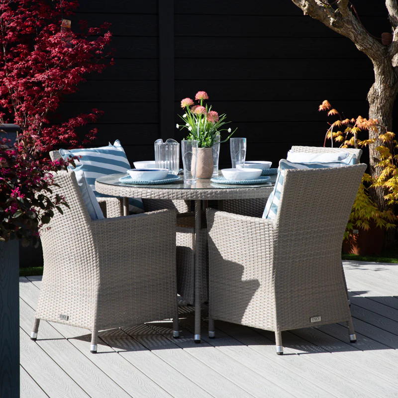 ENJOi Artemis 4 Seat Dining Set - Image 3