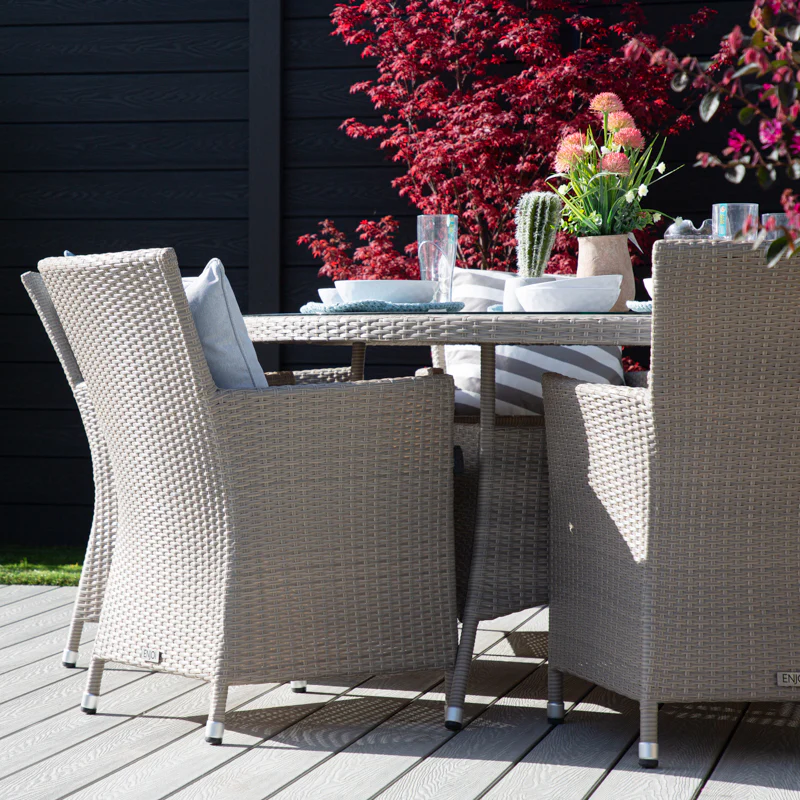 ENJOi Artemis 4 Seat Dining Set - Image 4