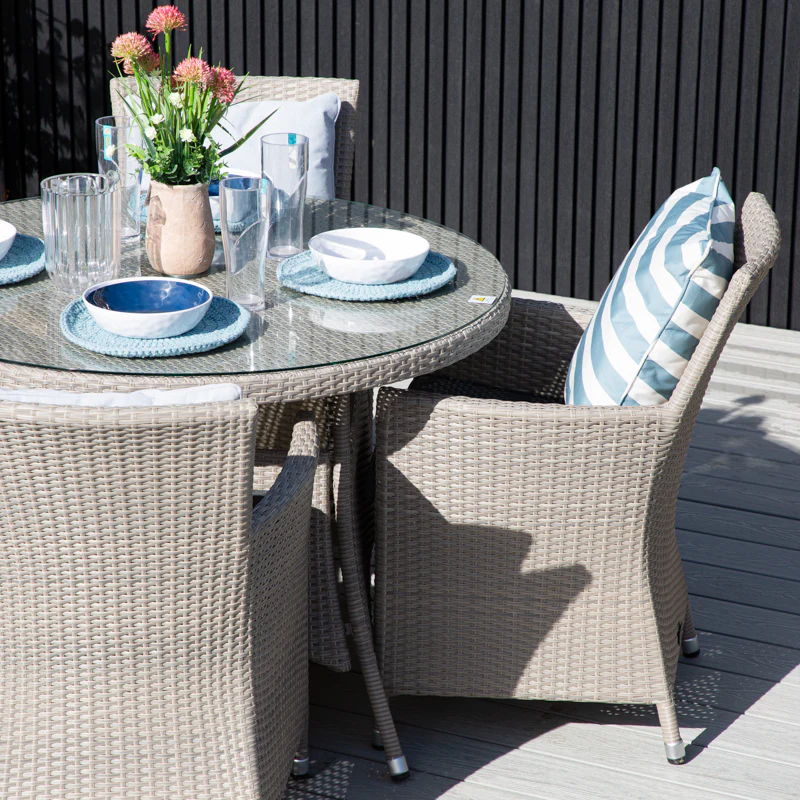 ENJOi Artemis 4 Seat Dining Set - Image 5