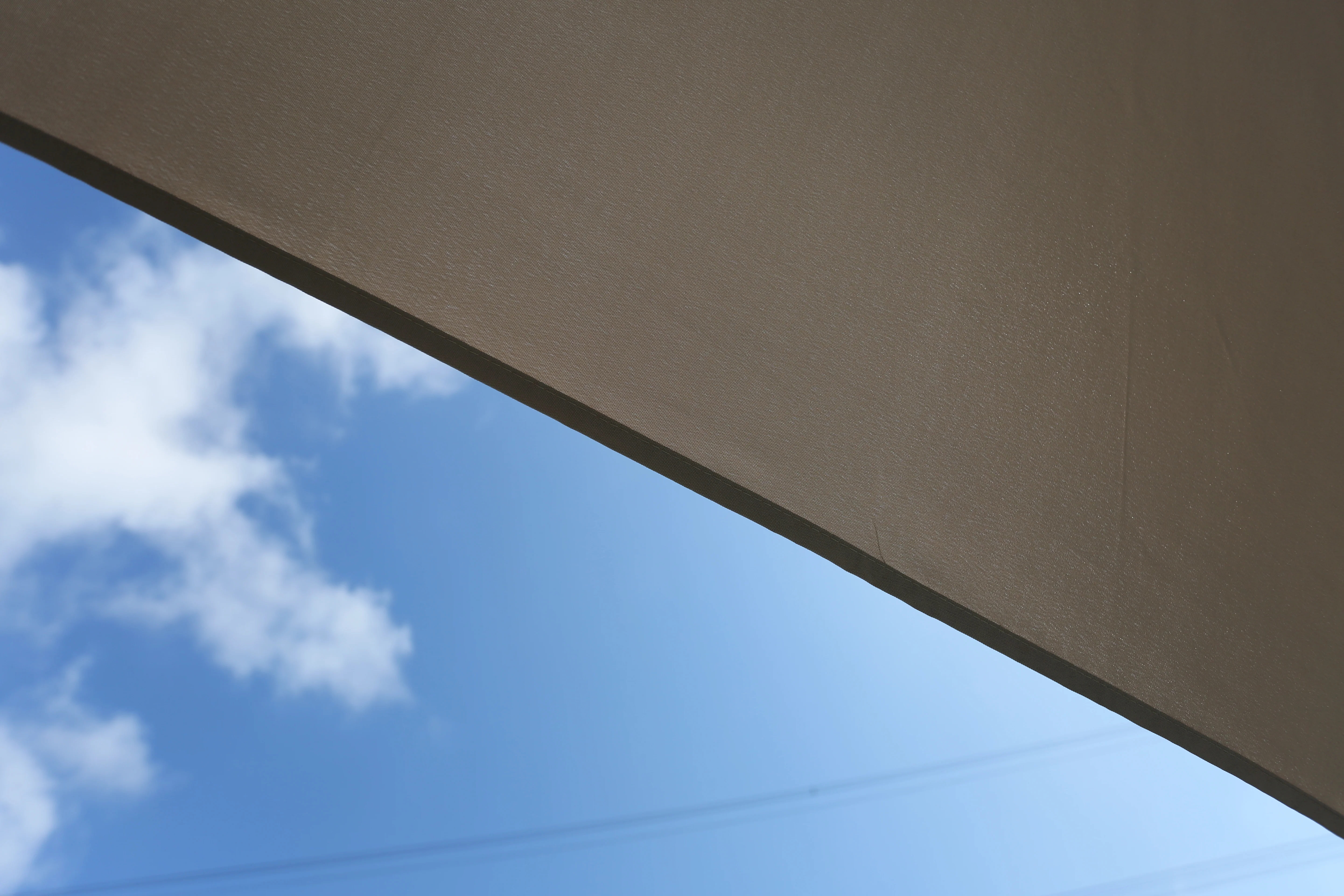 ENJOi Royal Rectangle Aluminium 2m x 3m Taupe Parasol - Image 4