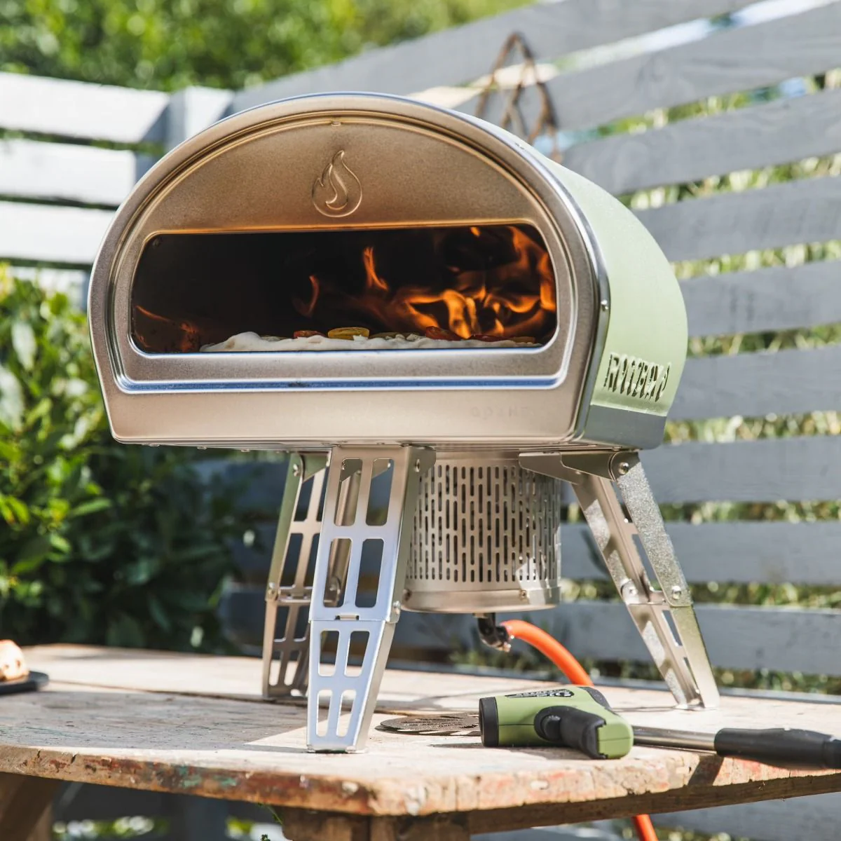 Gozney Roccbox Gas Burning Pizza Oven Olive Green - Image 5