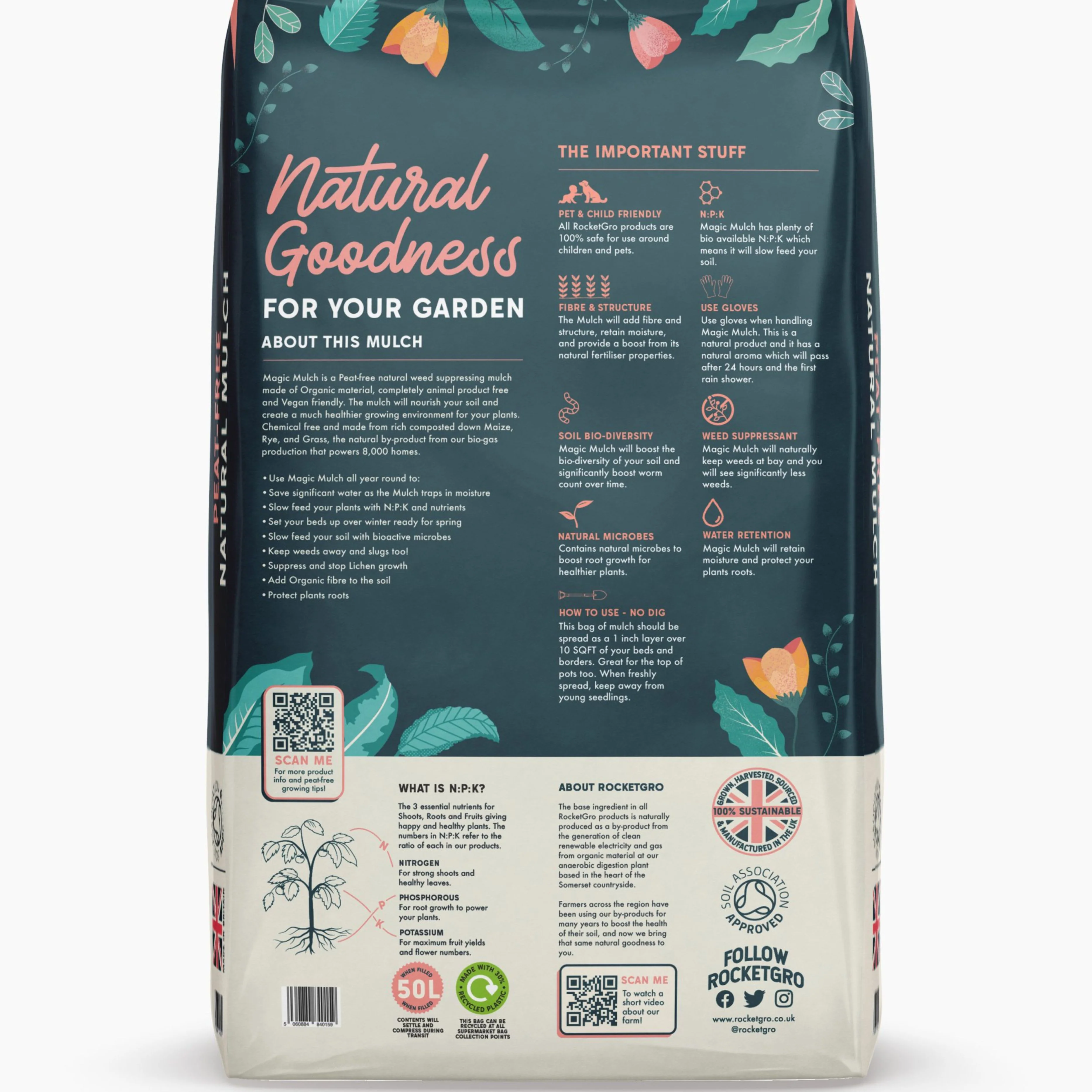 Rocket Gro Magic Mulch 50L - Image 3